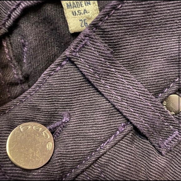 Bebe indigo purple skinny jeans - Picture 3 of 5